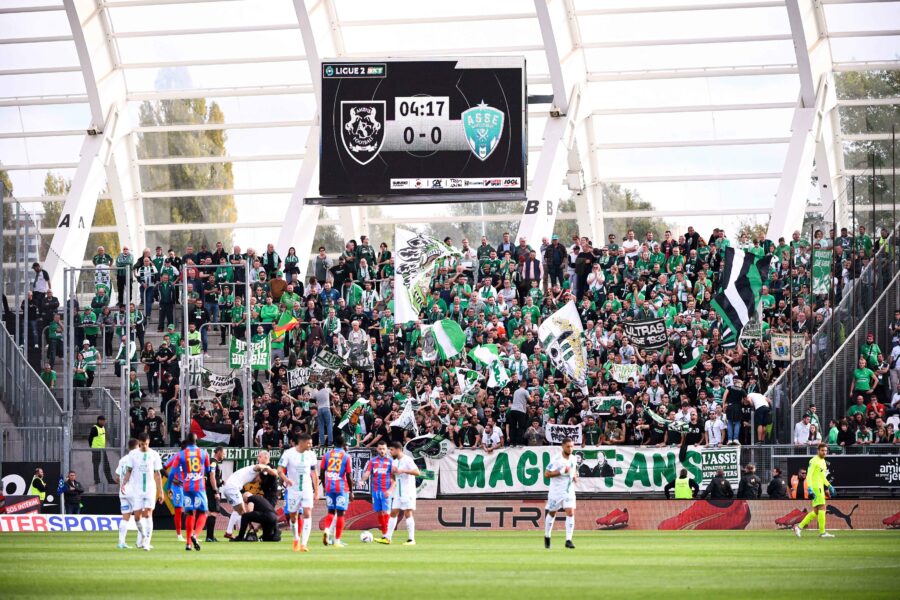 👑 Les supporters de l’ASSE, rois des déplacements en L2 !