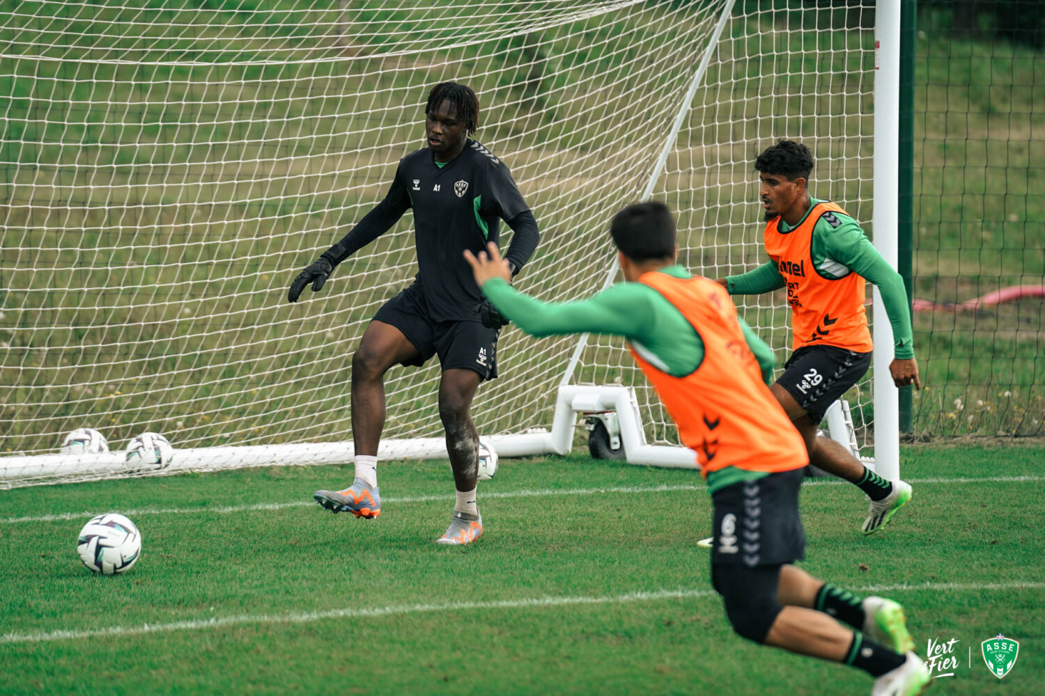 Un nouveau visage à l'entrainement d'hier !