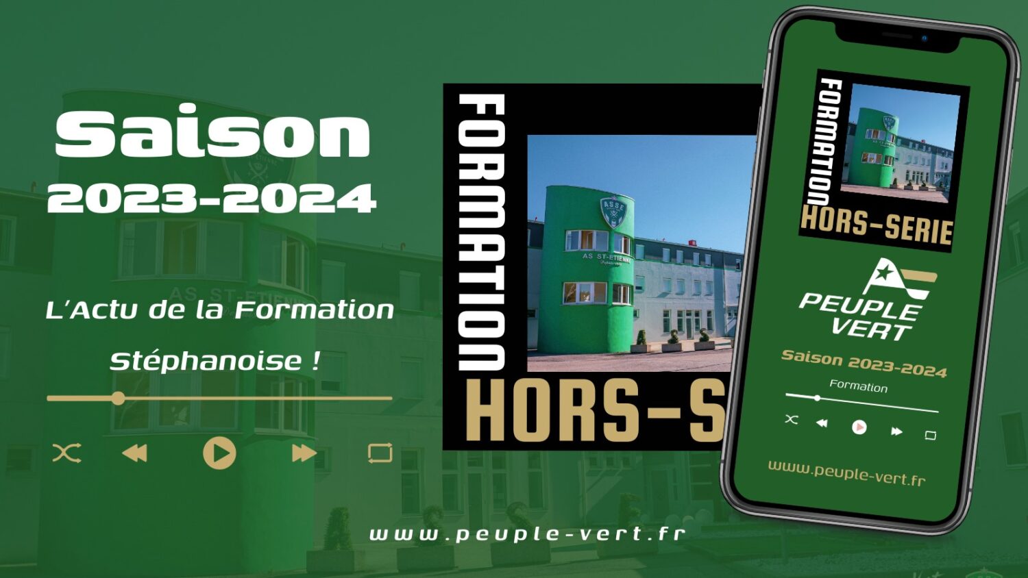 🎥 Les 10 joueurs à suivre au centre de l'ASSE !