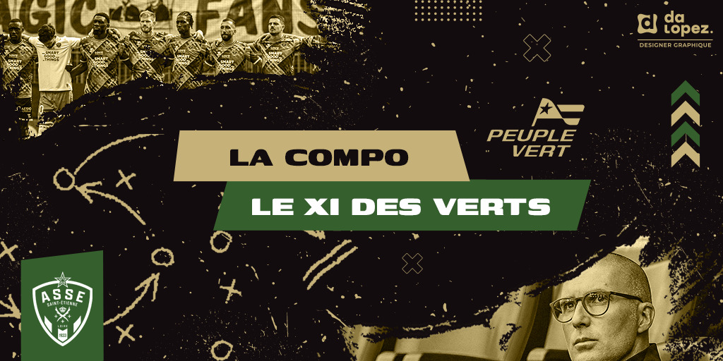 🚨 La composition de l'ASSE contre le LOSC avec Stassin