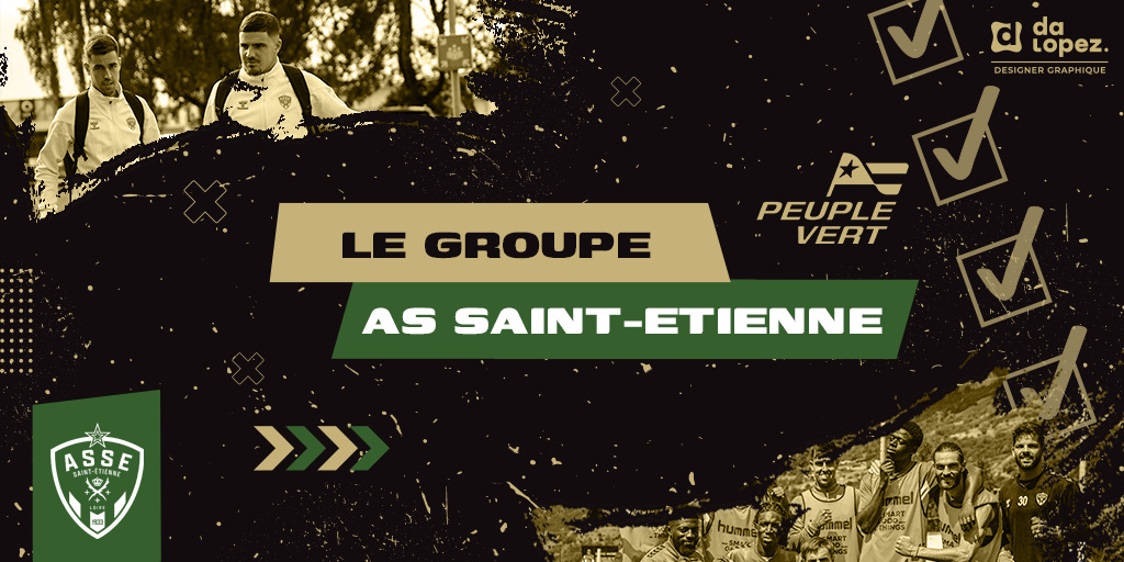 Groupe ASSE : De nombreuses absences en Bretagne !
