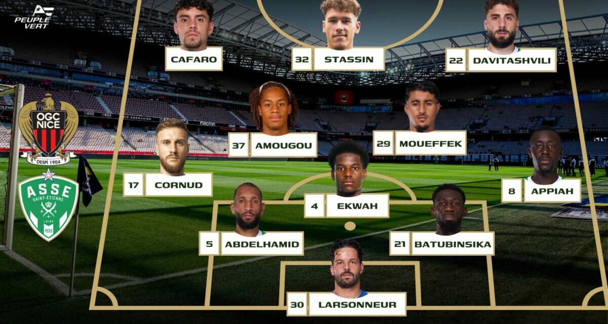 Compo probable : l'ASSE avec sa formule gagnante à Nice ?