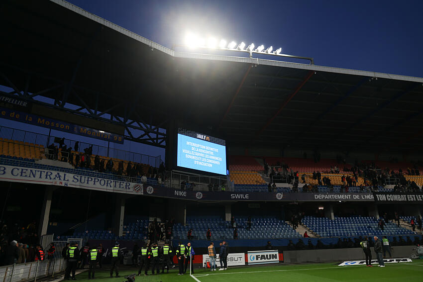 Montpellier - ASSE : Quelles sanctions après l'arrêt du match ?