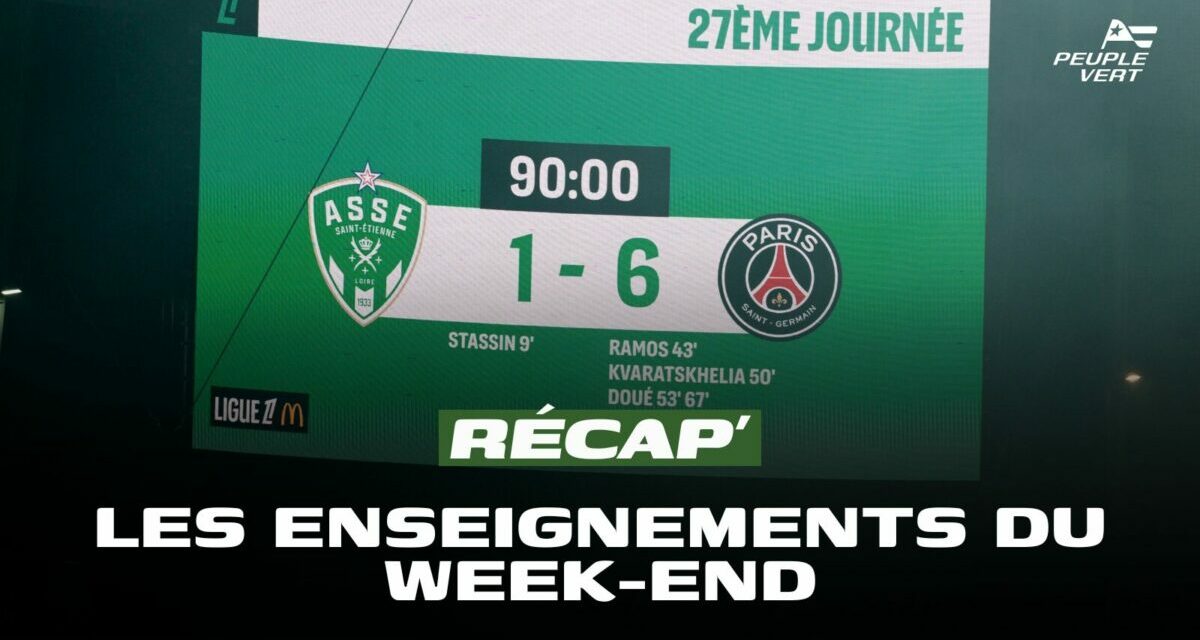 Panique en Ligue 1 : les 3 enseignements après ASSE - PSG