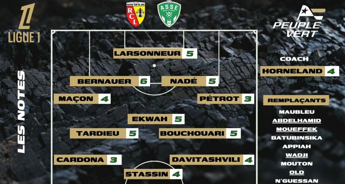 Lens-ASSE : Les notes de la rédac' et l'homme du match !